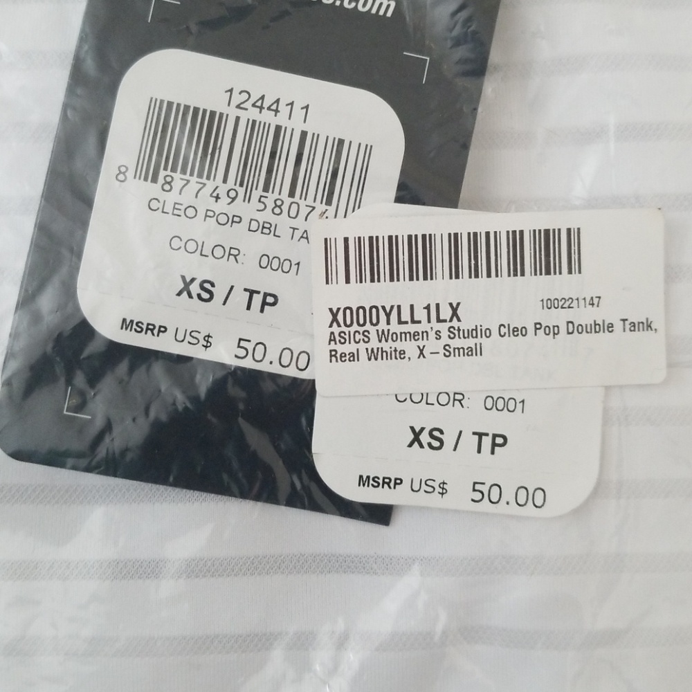 Asics Womans Tank with Sports bra